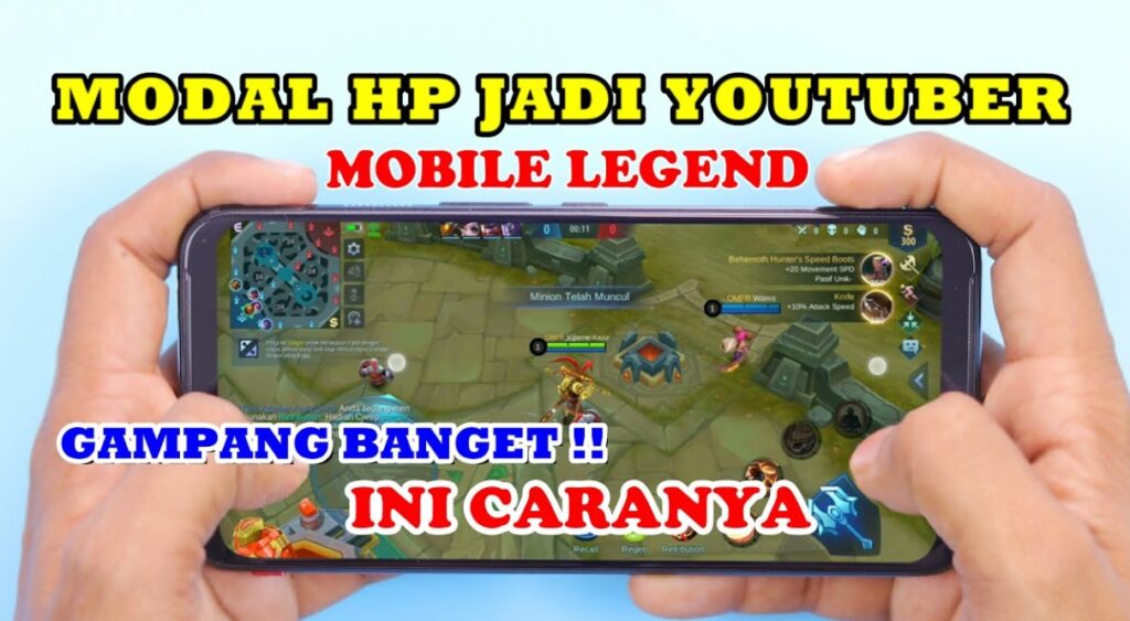 cara membuat channel YouTube Mobile Legend