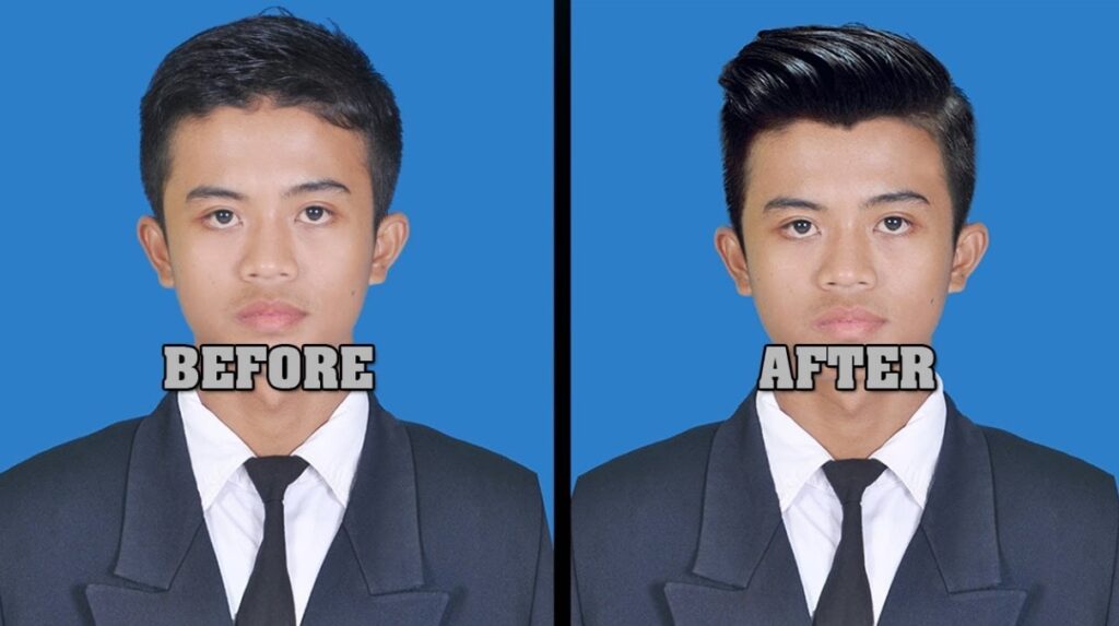 Cara Edit Rambut Photoshop