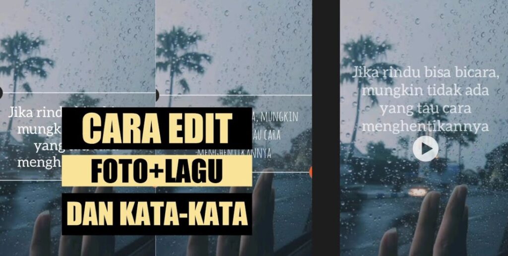 cara edit foto pakai musik