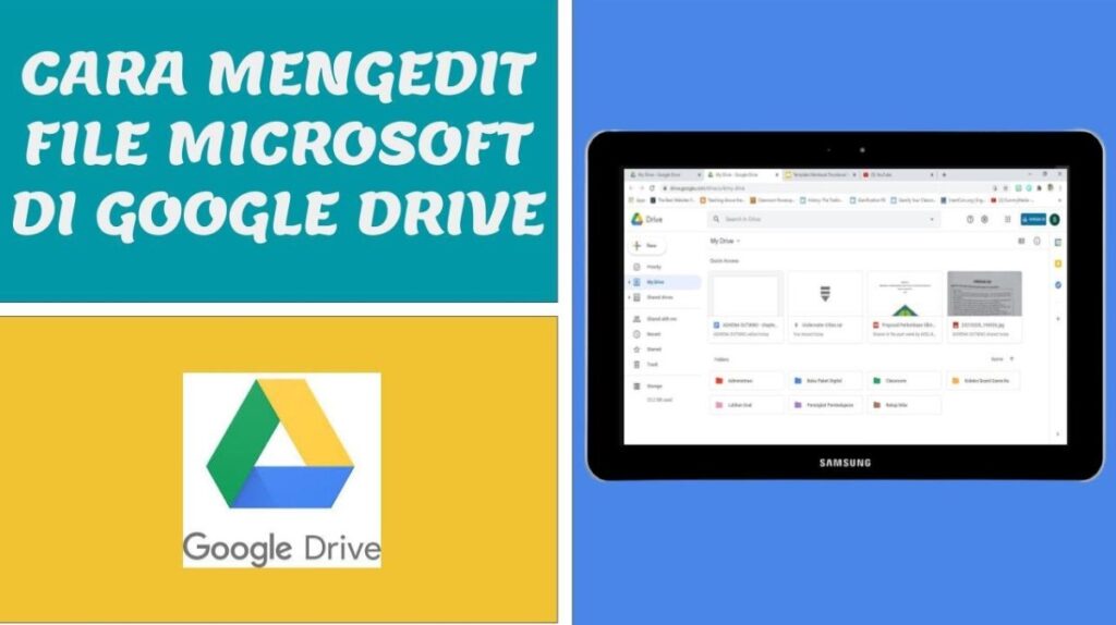 cara mengedit file di Google Drive