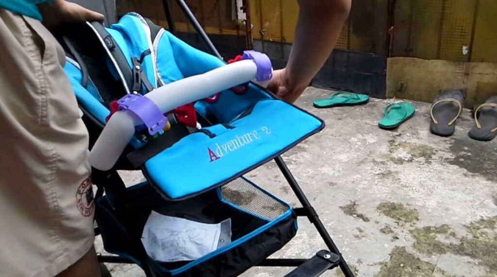 cara menggunakan stroller